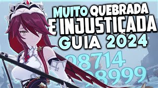 DANO ABSURDO Na ULTIMATE Rosaria F2p É Perfeita BUILD amp GUIA Atualizado 2024  GENSHIN IMPACT [upl. by Laup604]