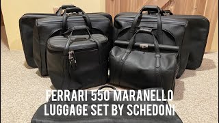 Ferrari 550 Maranello Luggage Set by Schedoni [upl. by Aivek808]