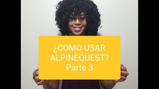 ⛳ COMO USAR ALPINEQUEST ► 1 Aplicación EXCELENTE Seguir👍 Parte 3 [upl. by Arlana400]