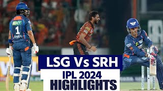 SRH vs LSG IPL 2024 Match 57 Highlights Hyderabad vs Lucknow Highlights  Today Match Highlights [upl. by Asimaj]