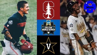 9 Stanford vs 4 Vanderbilt MUST WATCH AMAZING ELIMINATION GAME  2021 College World Series [upl. by Chancey]