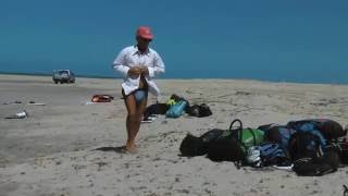 Jacques Pourbaix the oldest kitesurfer in the world [upl. by Aysahc]