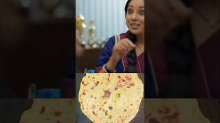 Leftover dal Paratha 😋 youtubeshorts shortsviralshort [upl. by Seidler674]