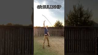 6ft bullwhip bullwhip diy whip shorts shortvideo shortsvideo indianajones bullwhip cool [upl. by Drape]