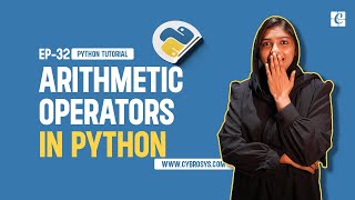 Operators in Python  EP32 Arithmetic Operators in Python  Python Tutorials for Beginners  Python [upl. by Enihpets]