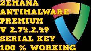 Zemana AntiMalware PremiumSERIAL KEY 17 [upl. by Benis]