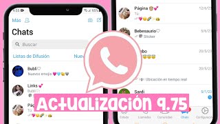 🧸Nueva ACTUALIZACION de WHATSAPP ESTILO IPHONE 🌈 ANTIBANEO 975 ✅ [upl. by Votaw]