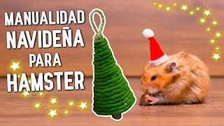 MANUALIDAD NAVIDEÑA PARA HAMSTER [upl. by Newman]