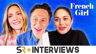 Zach Braff Vanessa Hudgens amp Evelyne Brochu Talk French Girl Bad Boys 4 And Orphan Black [upl. by Forster]