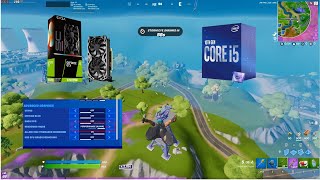 1660 S  i510400f  16gb ram  Fps Fortnite Test performance mode [upl. by Eeladnerb]