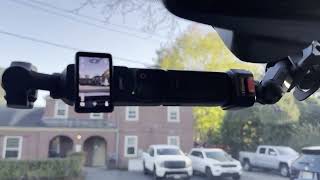 Using the DJI OSMO Pocket 3 for in car Video in my ID4 [upl. by Enetsirhc]