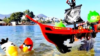 Giochi sulla spiaggia Angry birds e i giochi divertente per bambini [upl. by Torrance32]