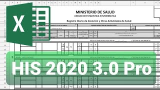 Formato HIS MINSA Excel 2020 30 Pro  SERUMS [upl. by Morton]