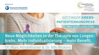 Krebspatientenkongress  Neue Möglichkeiten in der Therapie von Lungenkrebs [upl. by Arraeis]