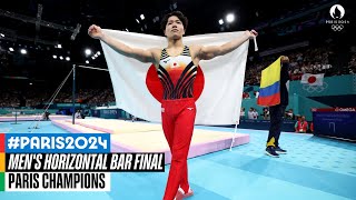 Mens Horizontal Bar Final 🤸  Paris Champions [upl. by Fevre]