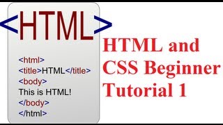 HTML and CSS Beginner Tutorial 1  Getting started with HTML and Downloading a Text Editor [upl. by Nnael]