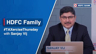 TAXerciseThursday with Sanjay Vij  HDFC Life [upl. by Novello]