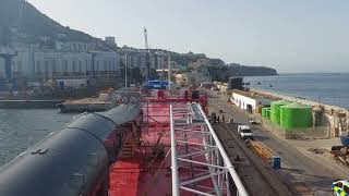 3400 DWT Ship Sail Inside Dry Dock at Gibraltar seaman zorroengineer888 [upl. by Seth920]