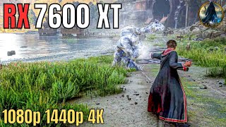 RX 7600 XT 16GB HOGWARTS LEGACY  EVEN IN 4K WORKS GREAT [upl. by Benoite]