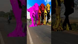 Big dinosour chasing trex part146 dinosaur shorts dinosour youtube dinasaur vfx shortsvideo [upl. by Notgnimer]