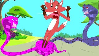 Eena Meena Deeka  Snake Charmer  Funny Cartoon Compilation  Cartoons for Children [upl. by Aihsekan]