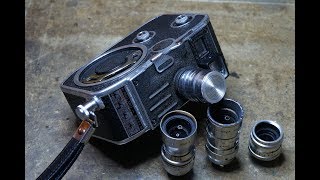 Paillard Bolex C8  kamera na 8mm film [upl. by Lertnek]