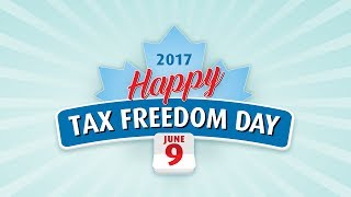 Fraser Institute Happy Tax Freedom Day 2017 [upl. by Fredia]