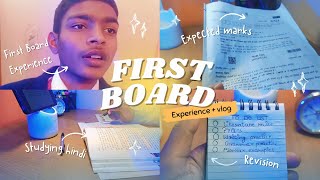 First Class 10 Board Exam Vlog  Experience 🥲  lost 10 marks 😭 [upl. by Ameyn]