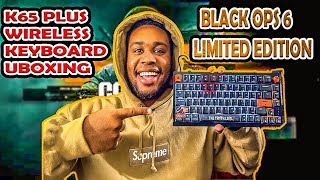 Call Of Duty Black Ops 6 Corsair K65 PLUS WIRELESS Keyboard Limited Edition Unboxing [upl. by Lucian]