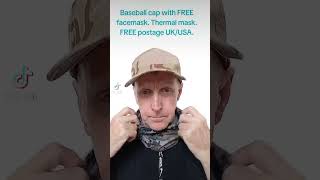 Outdoors fishing camping trekking hunting hat with a FREE thermal facemask camping fishing [upl. by Cyndy]