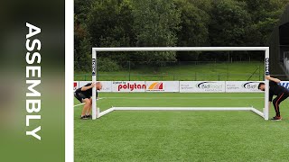 How to build FORZA ALU110 Freestanding FootballSoccer Goal [upl. by Netsyrc]