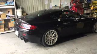 Aston Martin Vantage V8 43L exhaust sound [upl. by Takara]