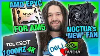 HW News  Major Windows Privacy Concerns Noctuas quotNewquot Fan AMD Epyc in AM5 Desktops [upl. by Ybbil]