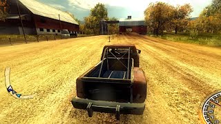 FlatOut 2 Roamer Car Gameplay  Farmlands 2 Derby Initiation Cup Track 2 Full HD 60FPS [upl. by Jarvis]