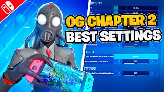 NEW BEST OG Chapter 2 Nintendo Switch SETTINGS  Sensitivity Fortnite Settings Explained [upl. by Edylc]