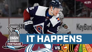 Mikko Rantanen and the Colorado Avalanche look sloppy in loss to Chicago Blackhawks [upl. by Aiak]