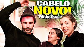 EXTREME MAKEOVER DO CABELO DO KIKO ficou muito mal [upl. by Leahkim]