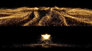 Particles forming lamp  Cinema 4d  3d Animation [upl. by Sisi]