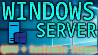 Windows Server in KVM Installation Tutorial [upl. by Sylera]