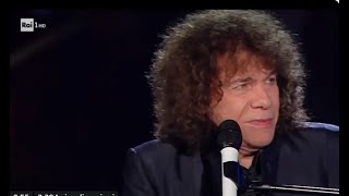 RICCARDO COCCIANTE Canta “Margherita” con Claudio Baglioni ma lui dimentica le parole Sanremo 2019 [upl. by Spring314]