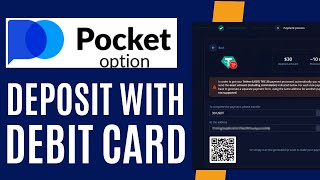 How to Deposit Money on Pocket option with debit card [upl. by Nalek479]