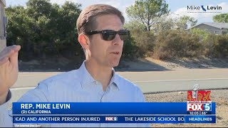 Rep Mike Levin Speaks with Fox 5 About His Visit to the Border [upl. by Eyot]