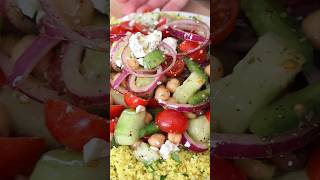 Easy Greek Chickpea Salad [upl. by Anir72]