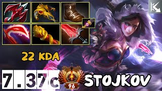 Templar Assassin Carry  22 KDA  stojkov  737c  Immortal Dota [upl. by Fiorenza]