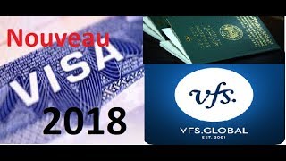 rendezvous visa France 2018 VFS global alger مواعيد فيزا فرنسا [upl. by Niall]