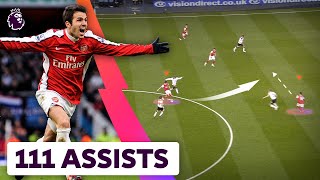 Cesc Fabregas All 111 Assists from a Premier League Legend [upl. by Emmie]