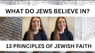 What do jews believe in 13 Principles of Jewish Faith [upl. by Aeikan]