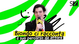 Biondo ci racconta il suo percorso da attore [upl. by Aissatsan923]