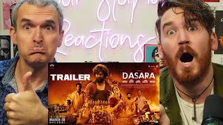 DASARA TRAILER REACTION  Nani Keerthy Suresh [upl. by Eire]