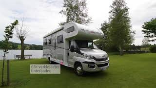 Autocaravanas Dethleffs Globetrotter XXL 2018  Caravaning K2 [upl. by Tenaej]